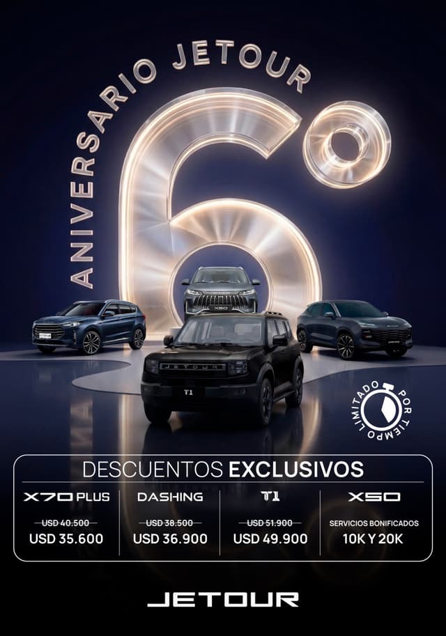 Aniversario Jetour con descuentos exclusivos