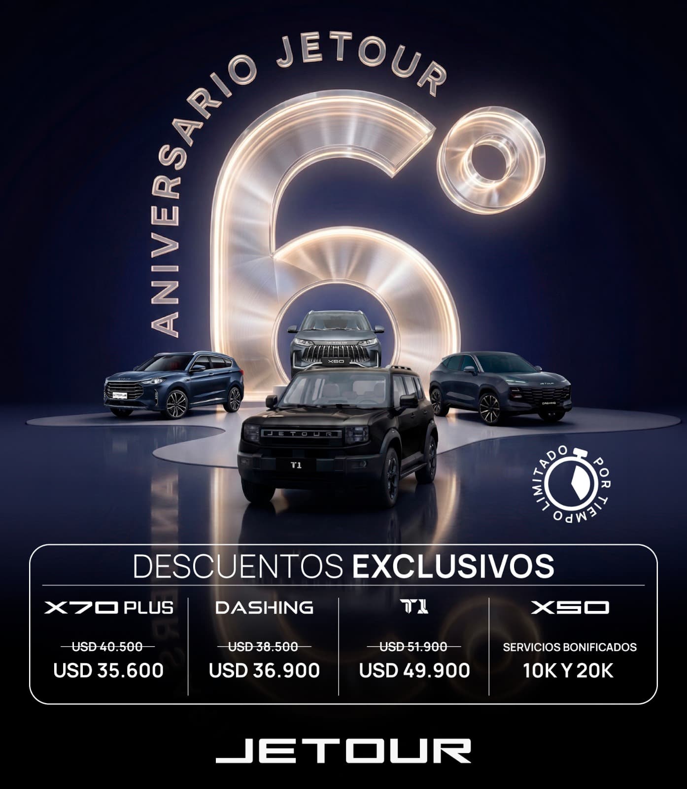 Aniversario Jetour con descuentos exclusivos